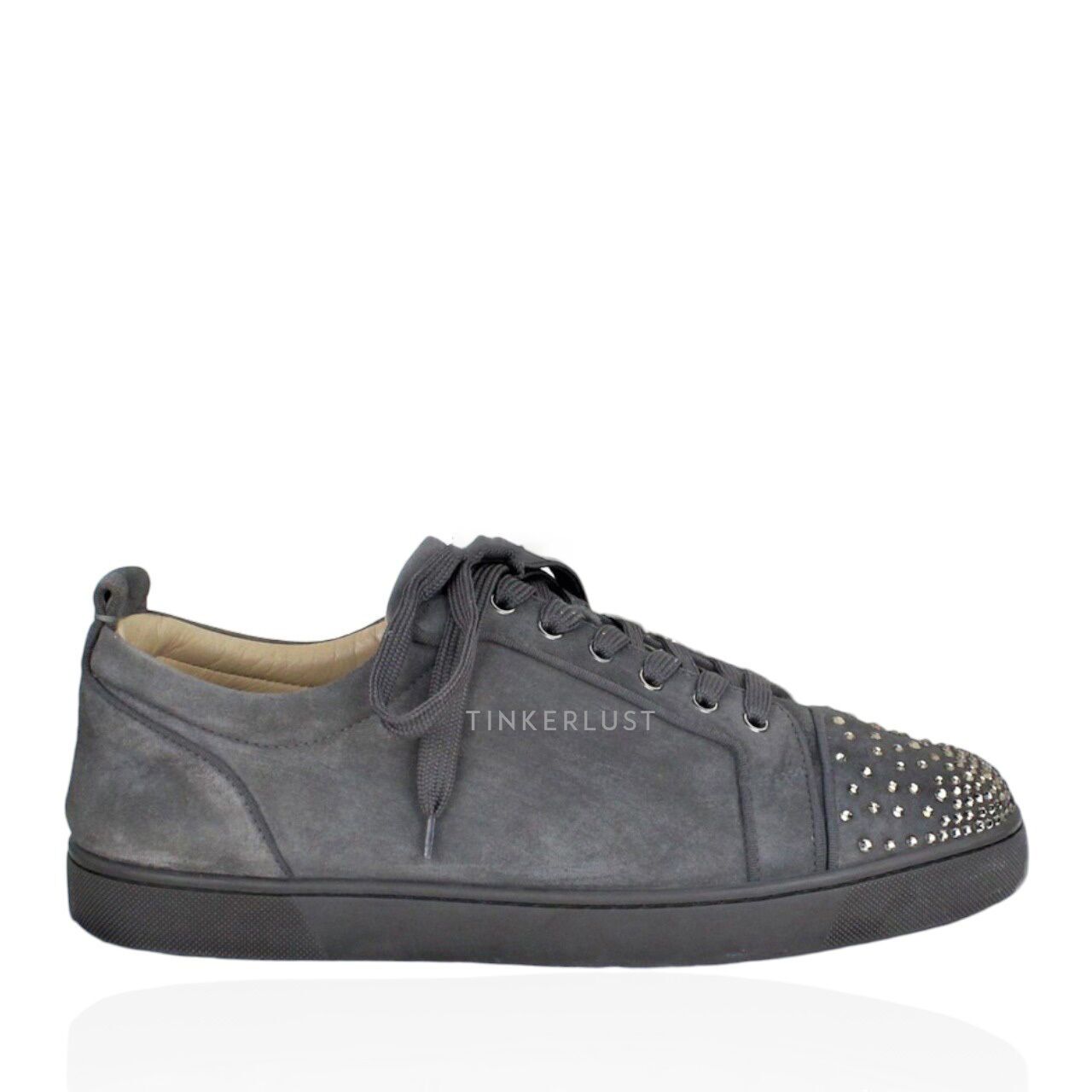 Christian louboutin best sale sneakers grey